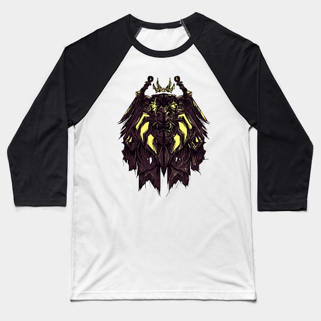 WoW - Paladin Class Crest Baseball T-Shirt by tcezar